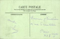 Versailles - View the castle - CPA