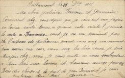 Fantasy - Man - Man with broad bouquet CPA