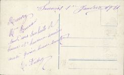 Fantasy - Child - Little girl with reindeer in snowy scene CPA