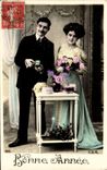 Fantaisie - Happy Couple CPA 