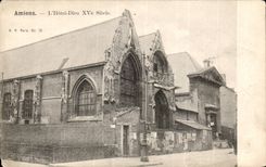 Amiens - the Hotel God CPA