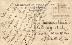 Paris - 10 - the Gate Saint Martin - CPA