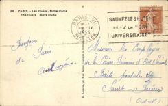 Paris - 4 - Les Quais Notre Dame - CPA 