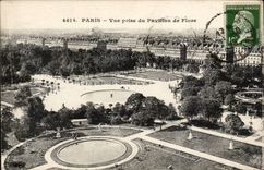 Paris - Vue Prise du Pavillon de Fleur - CPA 
