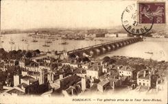Bordeaux CPA View taken of the tower Michel Saint