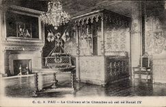 CPA Pau das Schloss und der Raum oder ist Henri IV