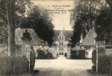 CPA Azay le rideau Le chateau Renaissance Entree cote nord