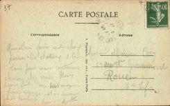 CPA Azay le rideau Le chateau Renaissance Entree cote nord