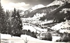 CPA Conamines Montjoie View of the station since Chon