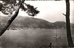 MODERN CARD Menton Seen from of the Cape Martin