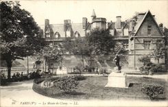 Paris CPA the museum of Cluny