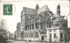 Paris CPA Eglise Saint Eustache