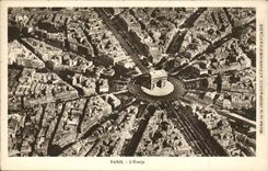 CPA Paris Arc de Triomphe of Etoile