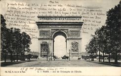 CPA Paris Arc de Triomphe of Etoile