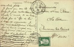 CPA Paris Fall from the unknown soldier under Arc de Triomphe