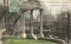 CPA Paris the park Heap ruins