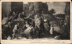 CPA Oeuvres de misericorde de Tentes Musee du Louvre Paris