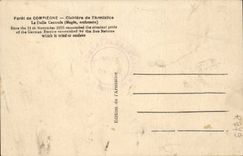 CPA Bohrgerat der Compiegne Reinigung des Waffenstillstands die zentrale Steinplatte