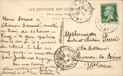 Paris CPA Arc de Triomphe and places star