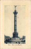 Paris CPA places Bastille Column of July