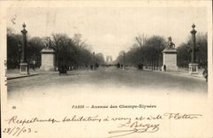 Paris CPA Which occurred of the Champs Elysees