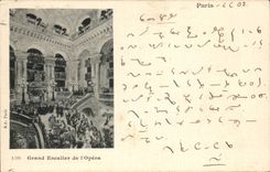 Paris CPA Grand escalier de l'opera