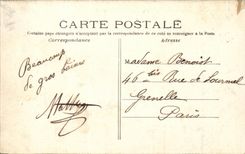 Paris CPA Park Heap the colonnade