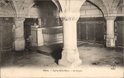 Paris CPA Eglise Saint Merri La crypte