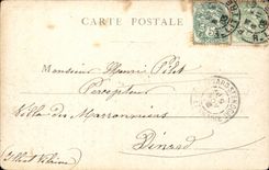 Paris CPA Arc of Tileries