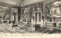 Paris CPA Musee du Louvre Les salles de mobilier 