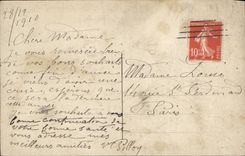 CPA FAntaise Child Happy New Year