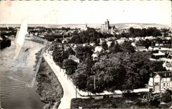 CPA Sens Panorama on the cathedral