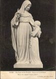 CPA Reims Basilica of co Clotilde Statue of Sainte Anne