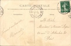 CPA Reims Basilica of co Clotilde Statue of Sainte Anne