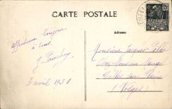 CPA Montfort the amaury Gate of the cemetery