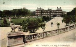 Paris CPA Garden of Luxembourg