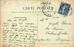 Vincennes CPA wood river and cascades (nice shot)