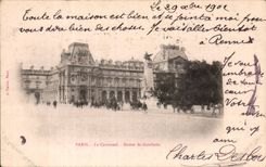 Paris CPA Le CArrousel Statue de Gambetta
