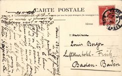 Paris CPA Garden of Luxembourg Monument Eugene DElacroix