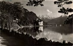 La cLeman CPM Chateau de Chilon et les dents du Midi