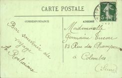 CPA Compiegne Panorama genommen von der Kirche