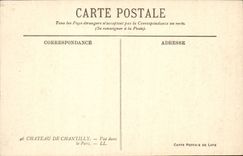 CPA Castle of Chantilly Seen in the park