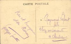 CPA Rouen law courts Pinion and staircase Street with the Jews