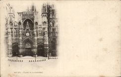 CPA Rouen Frontage of the cathedral