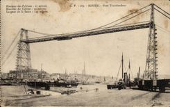CPA Rouen Transporter bridge