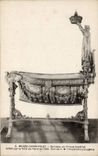 Paris CPA Musee CArnavalet Berceau du prince imperial offert par la ville de Paris en 1856 Don de SM l'imperatrice Eugen