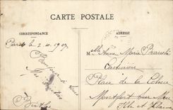 Paris CPA Marche aux fleurs et la tour de l'horloge