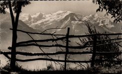 CPA Servoz solid mass of the Mount Blanc