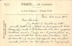 Paris - 4 - La Tour Saint Jacques - Yvon - CPA 