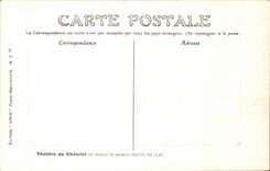 Paris - 1 - Theatre du Chatelet - CPA 